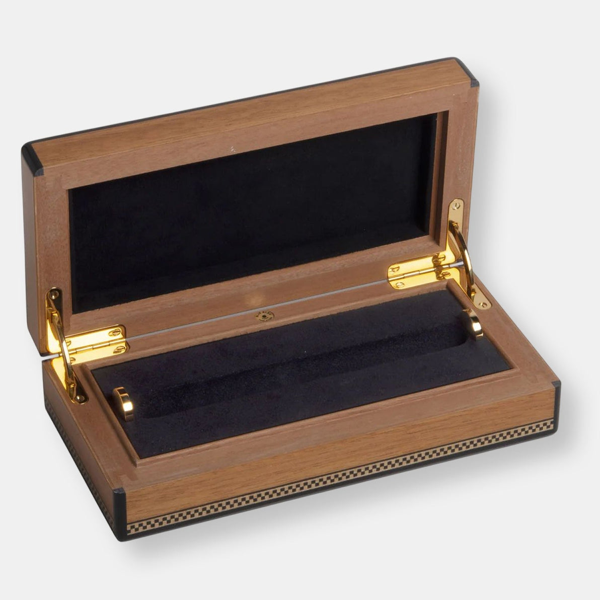 Coffret 1 stylo acajou marquetterie