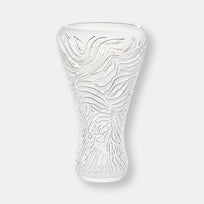 Vase zebre inc relief satine