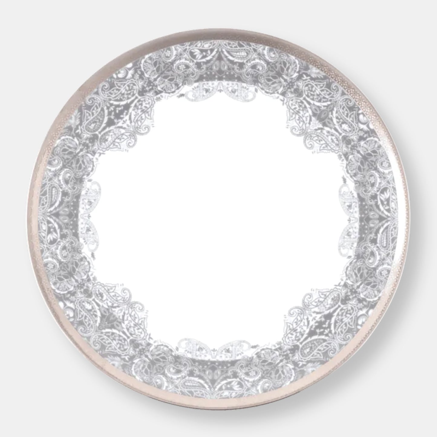 Coffret de 2 assiettes gastronomie romane gris