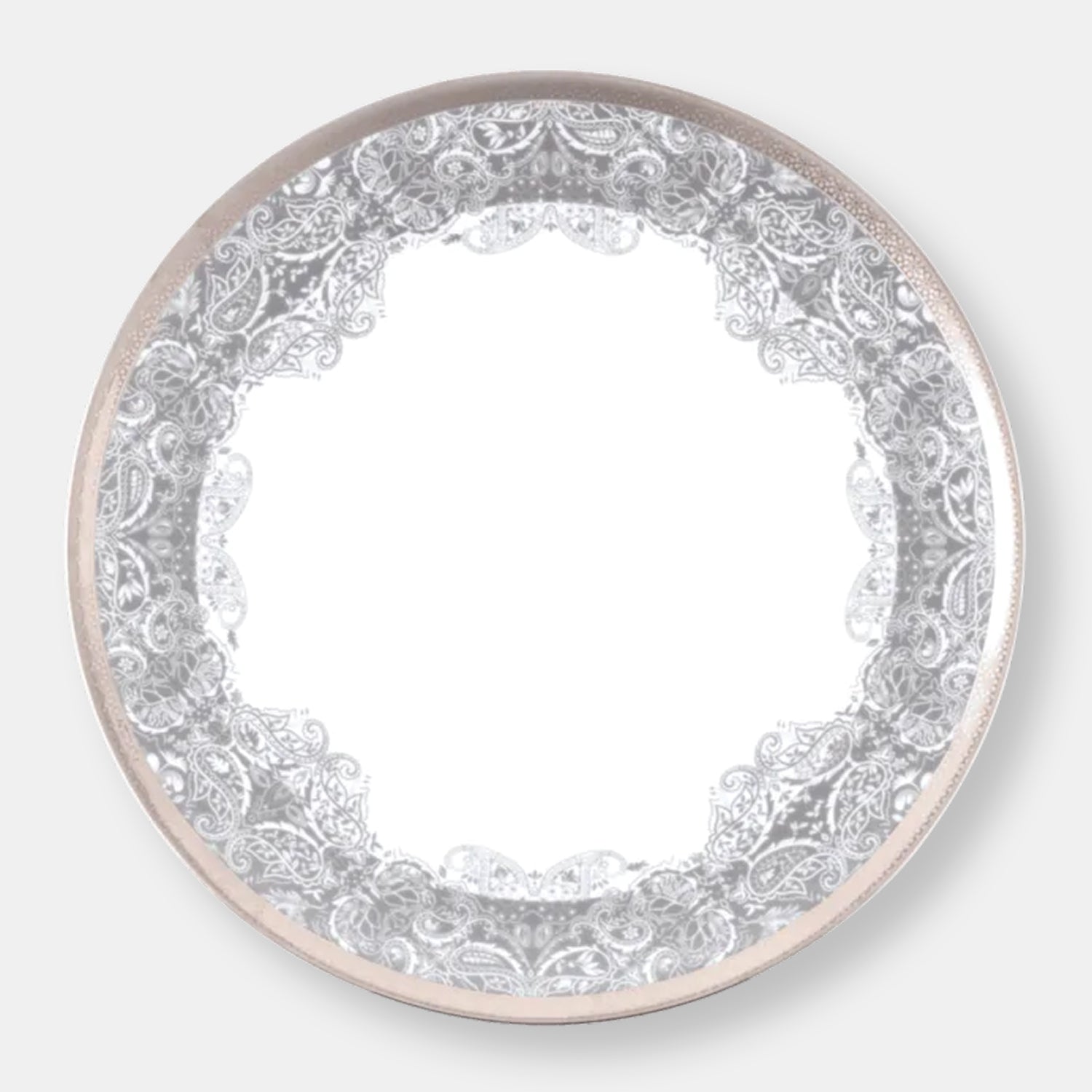 Coffret de 2 assiettes gastronomie romane gris