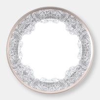 Coffret de 2 assiettes gastronomie romane gris