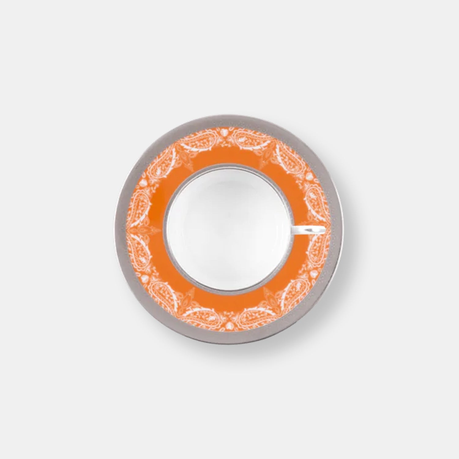 Coffret de 2 tasses et soucoupes romane orange