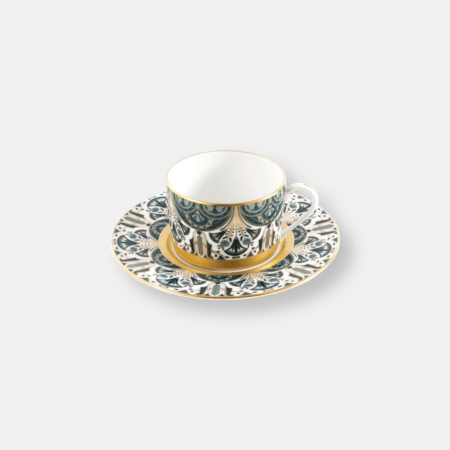 Rêves du nil coffret de 4 tasses et soucoupes thé