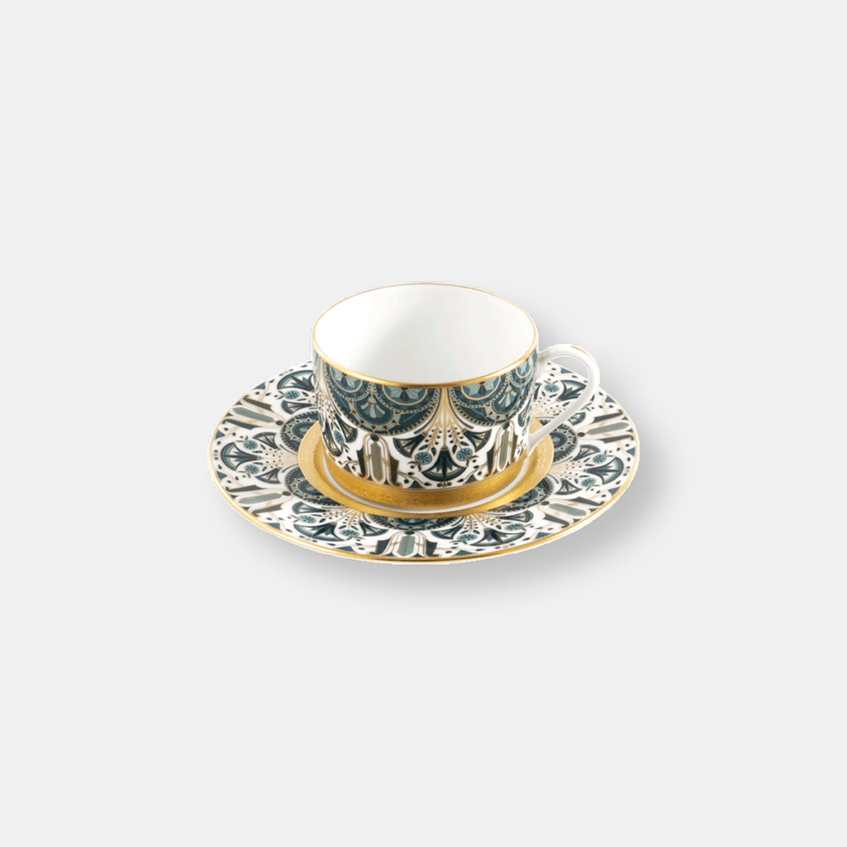 Rêves du nil coffret de 4 tasses et soucoupes thé