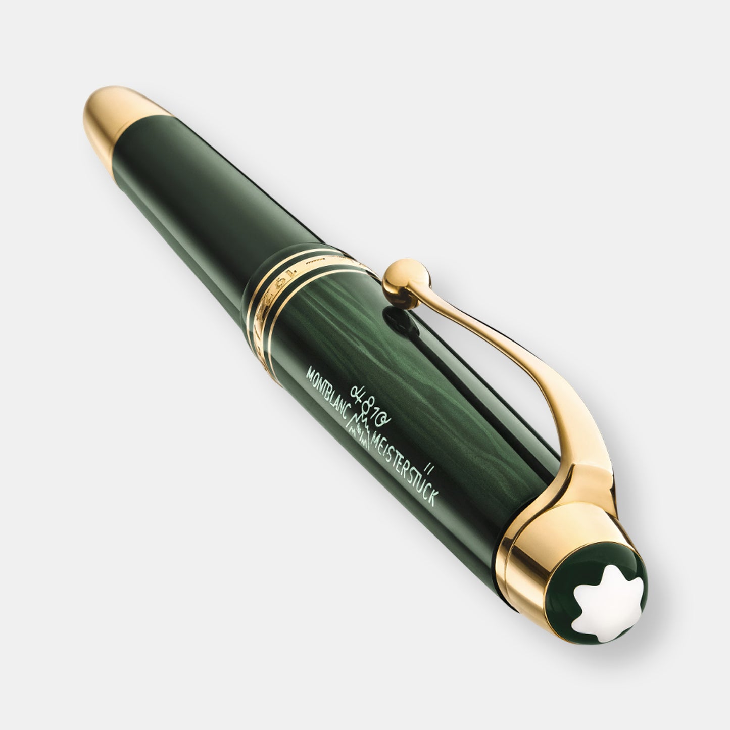 Stylo-rollerbal collection meisterstück the origin classique, vert foncé et doré, édition anniversaire