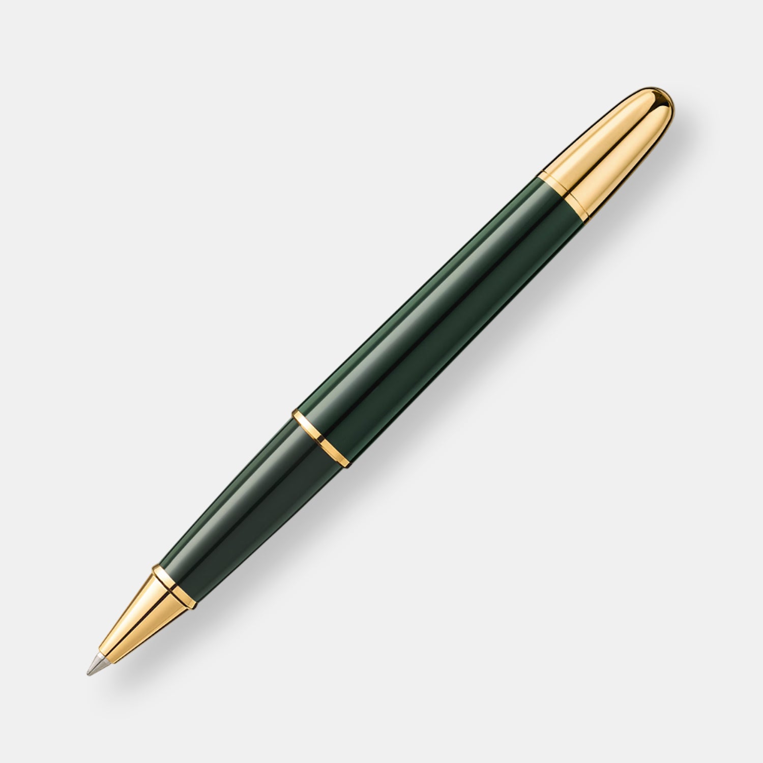Stylo-rollerbal collection meisterstück the origin classique, vert foncé et doré, édition anniversaire