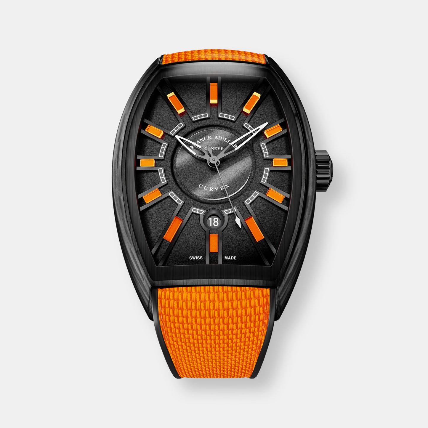 Montre cintrée curvex
