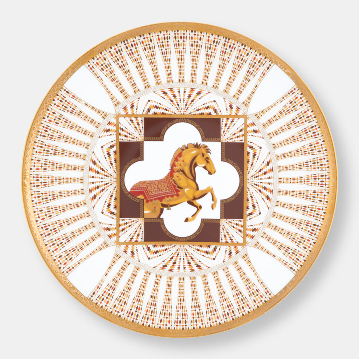 Cavalier royal assiette de présentation