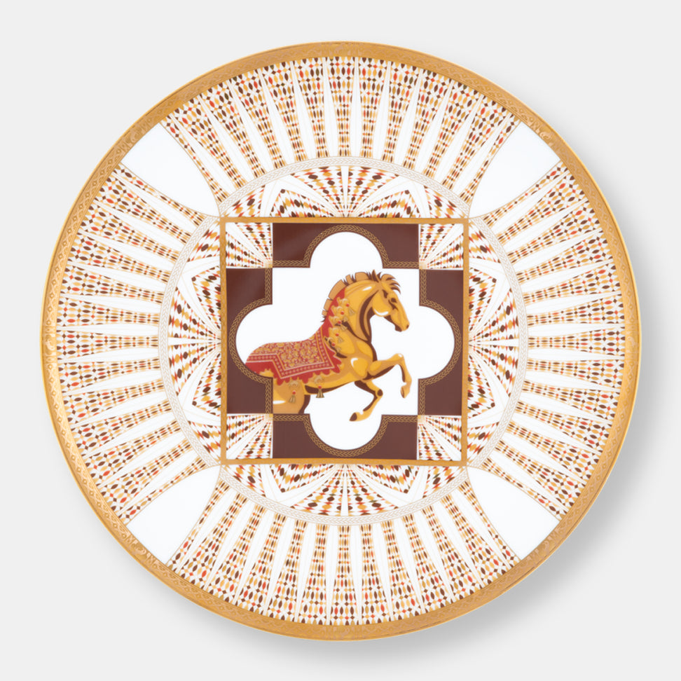 Cavalier royal assiette de présentation