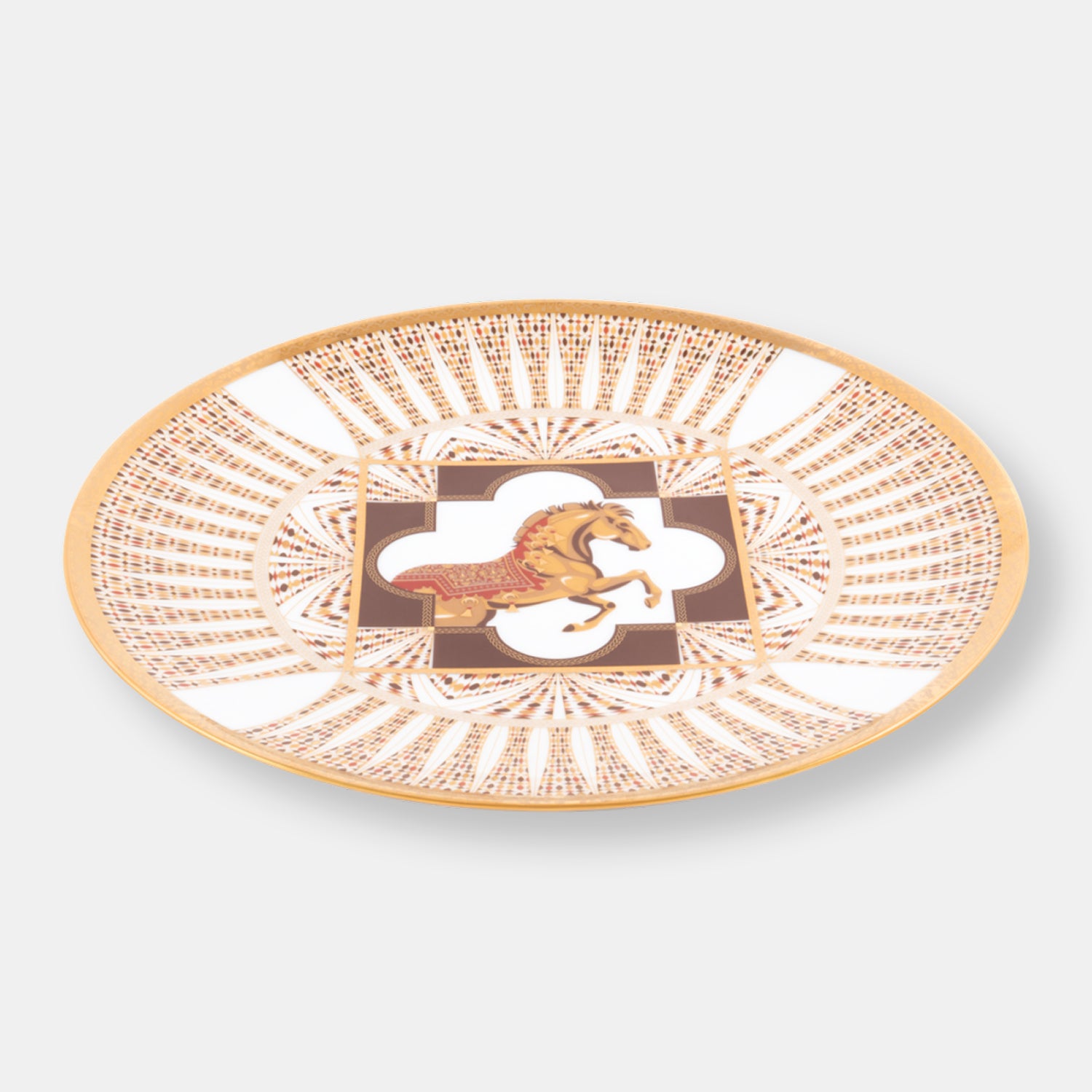 Cavalier royal assiette de présentation