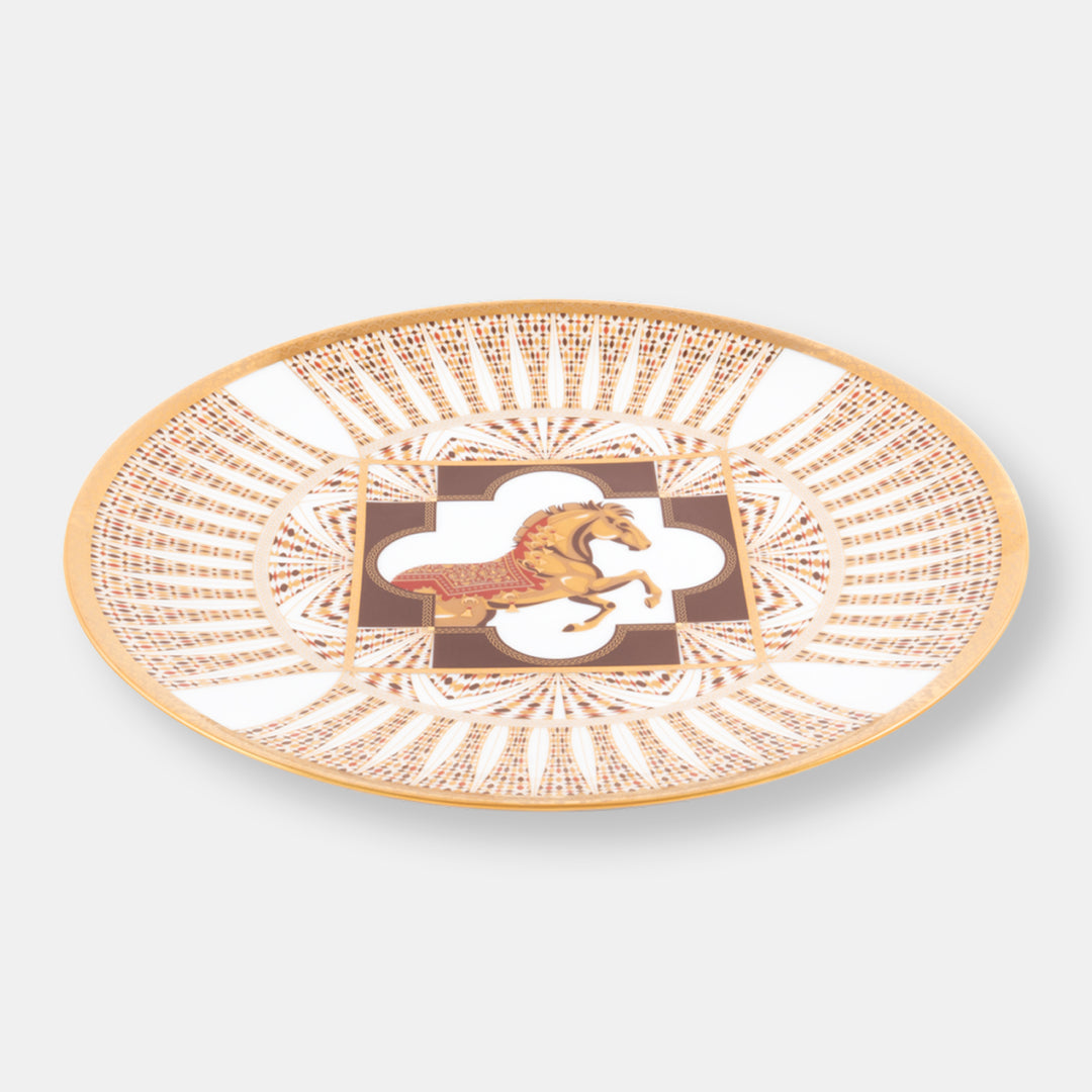 Cavalier royal assiette de présentation
