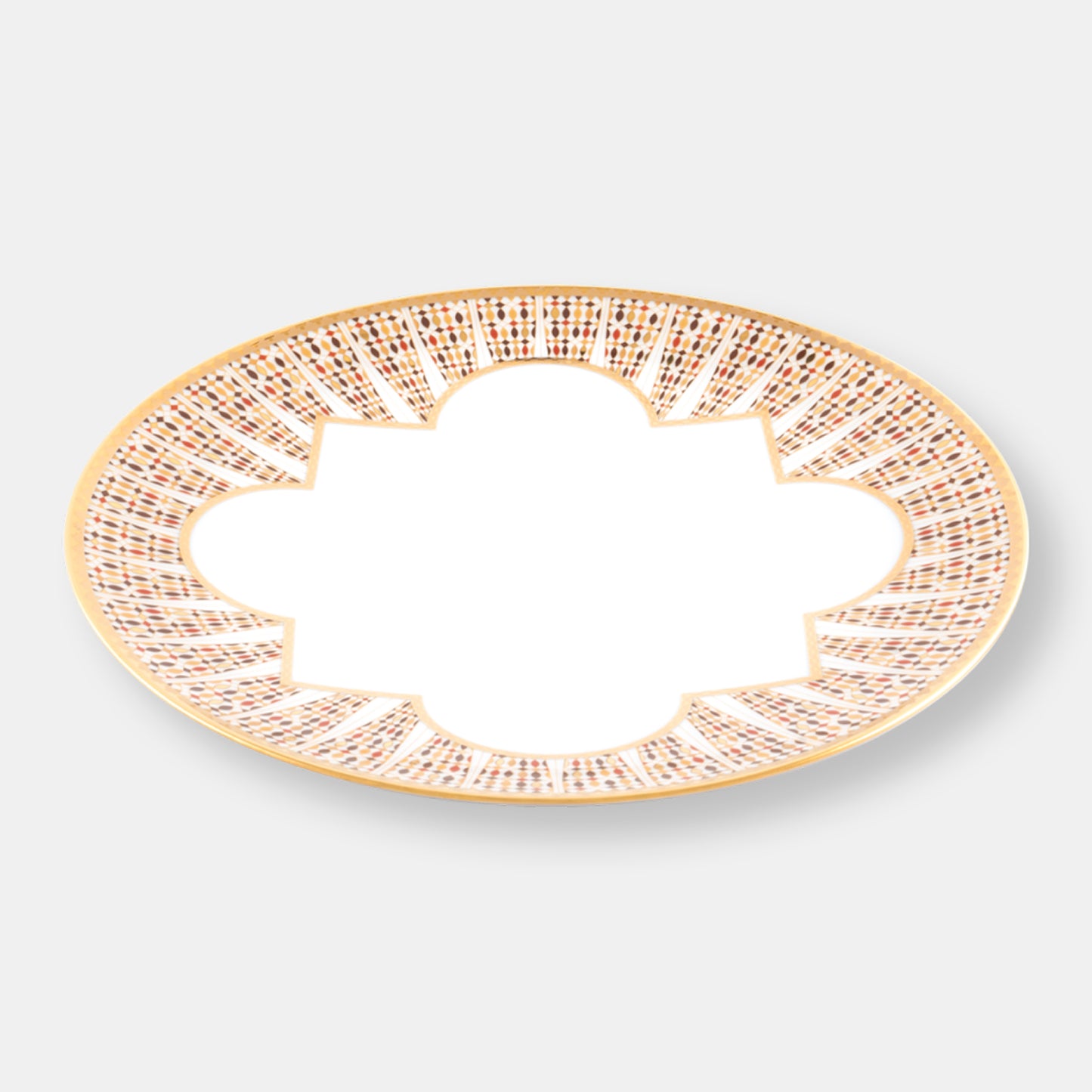 Coffret de 2 assiettes gastronomie cavalier royal