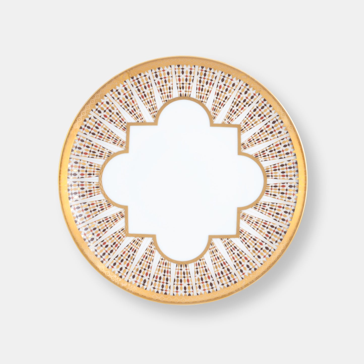 Coffret de 2 assiettes à dessert cavalier royal