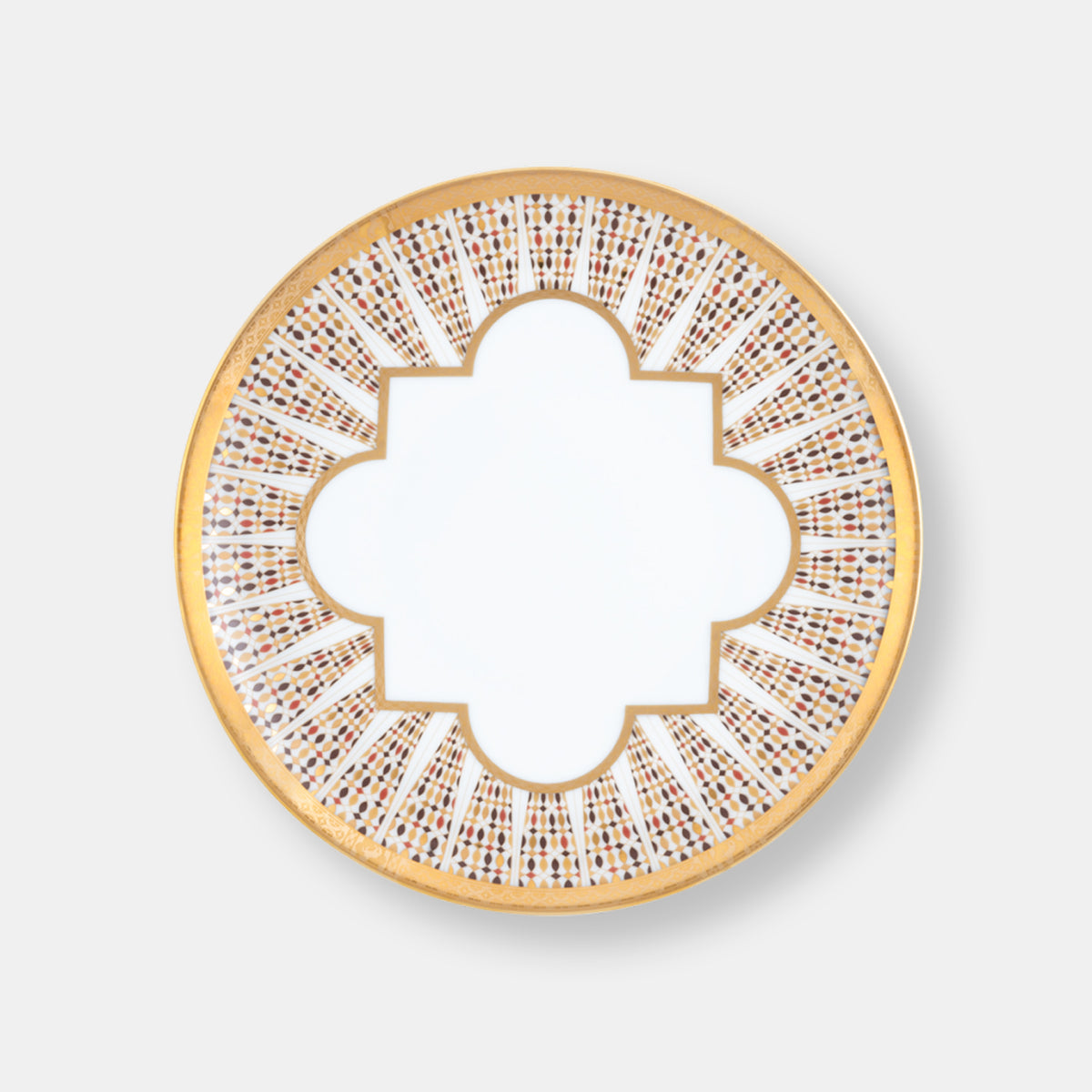 Coffret de 2 assiettes à dessert cavalier royal
