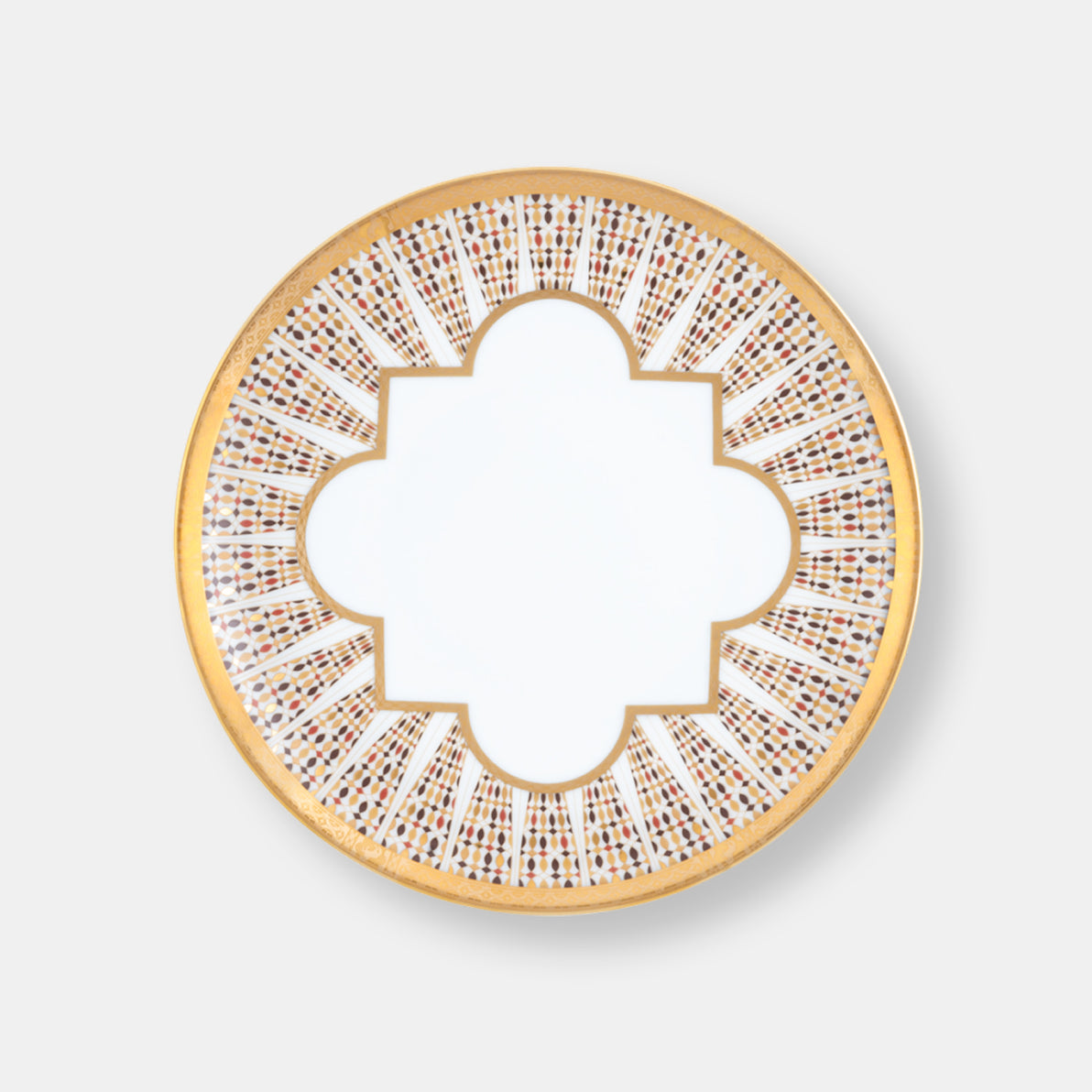 Coffret de 2 assiettes à dessert cavalier royal