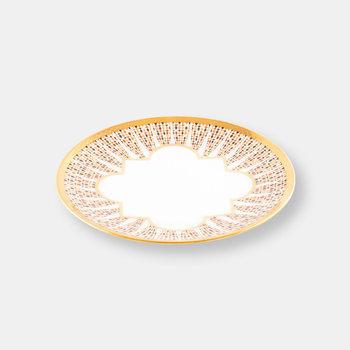 Coffret de 2 assiettes à dessert cavalier royal