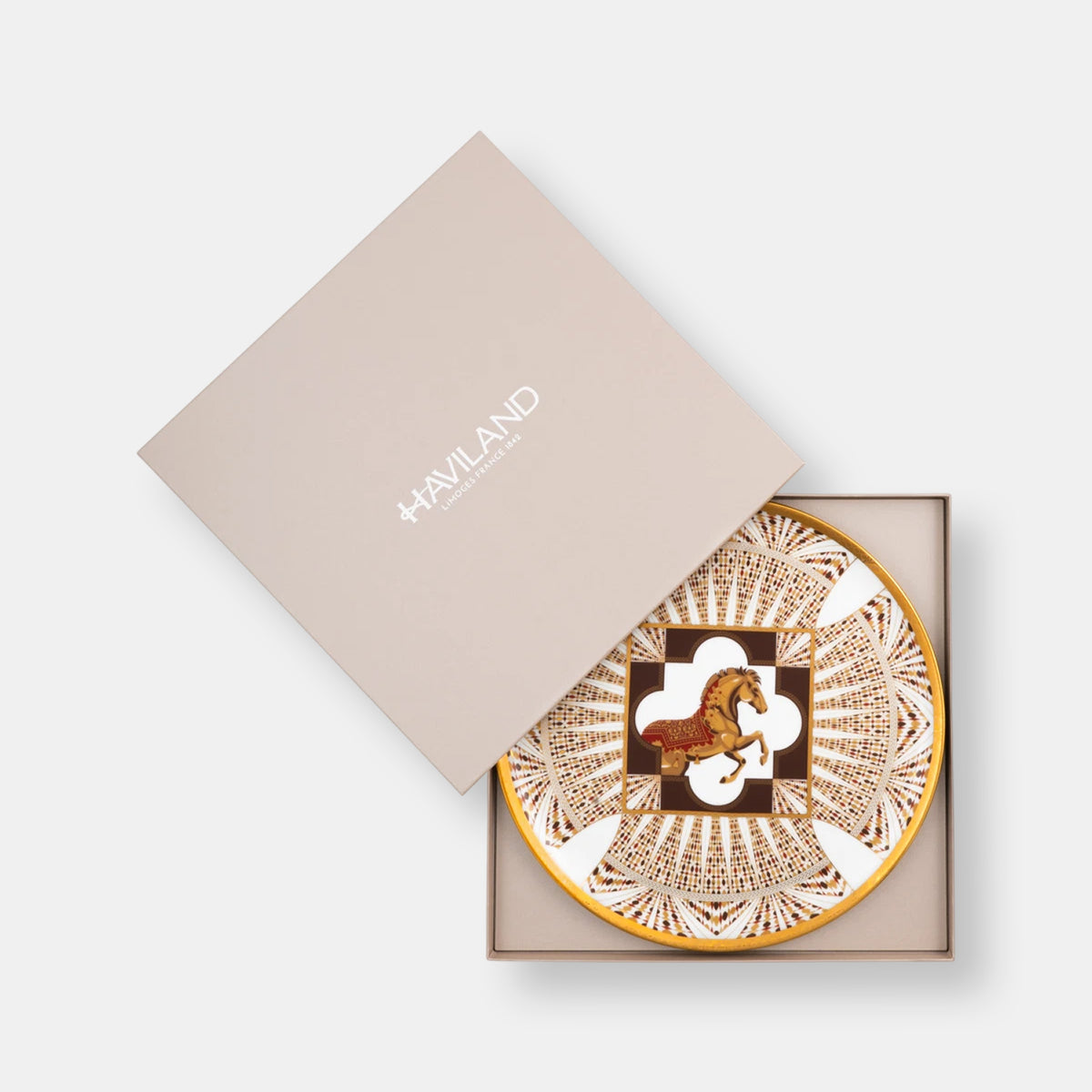 Coffret de 1 plat à tarte cavalier royal