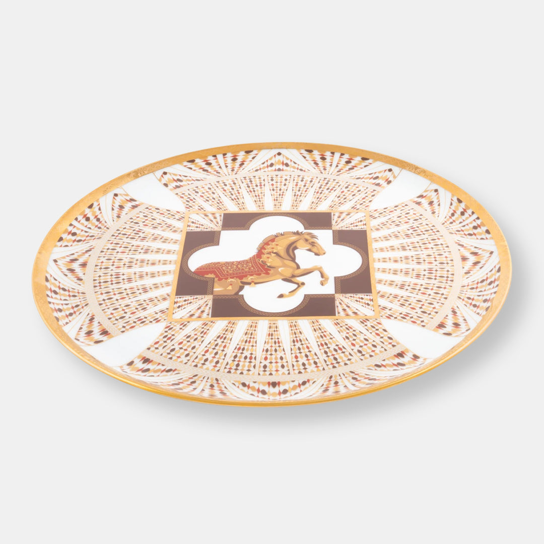 Coffret de 1 plat à tarte cavalier royal