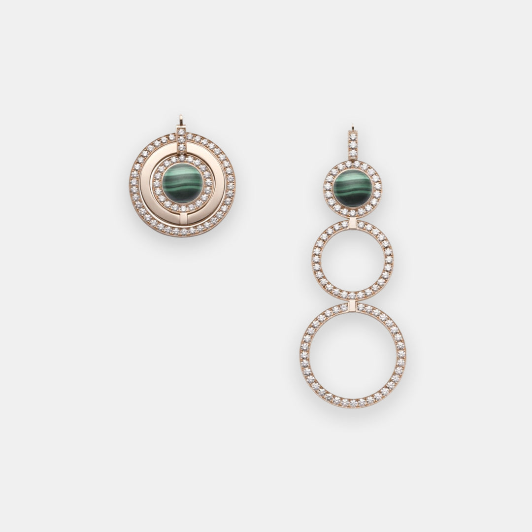Boucles d'oreilles saturn