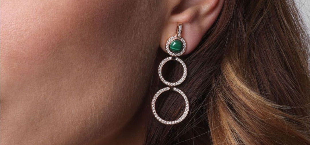 Boucles d'oreilles saturn