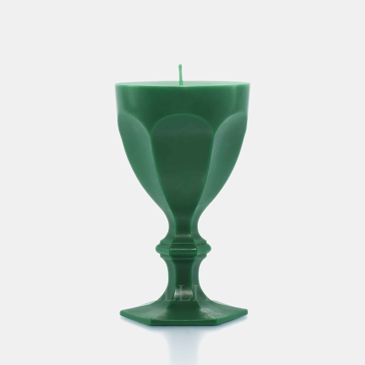 Bougie en verre harcourt vert