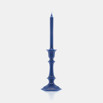Bougie harcourt bougeoir bleu