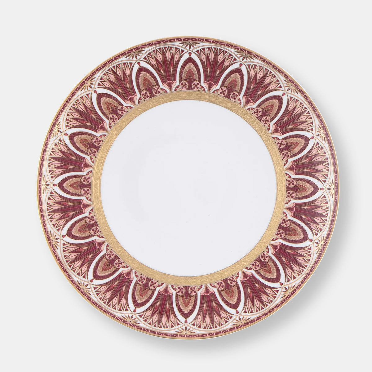 Reves du nill assiette a diner - pourpre