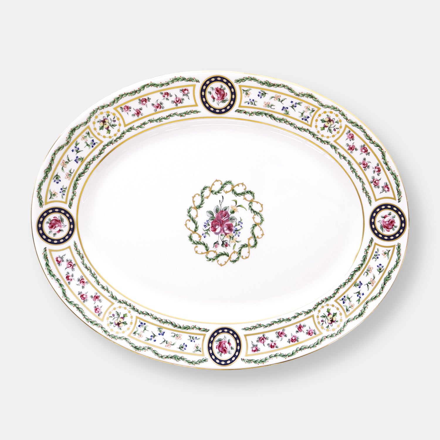 Louveciennes coffret de 1 plat oval