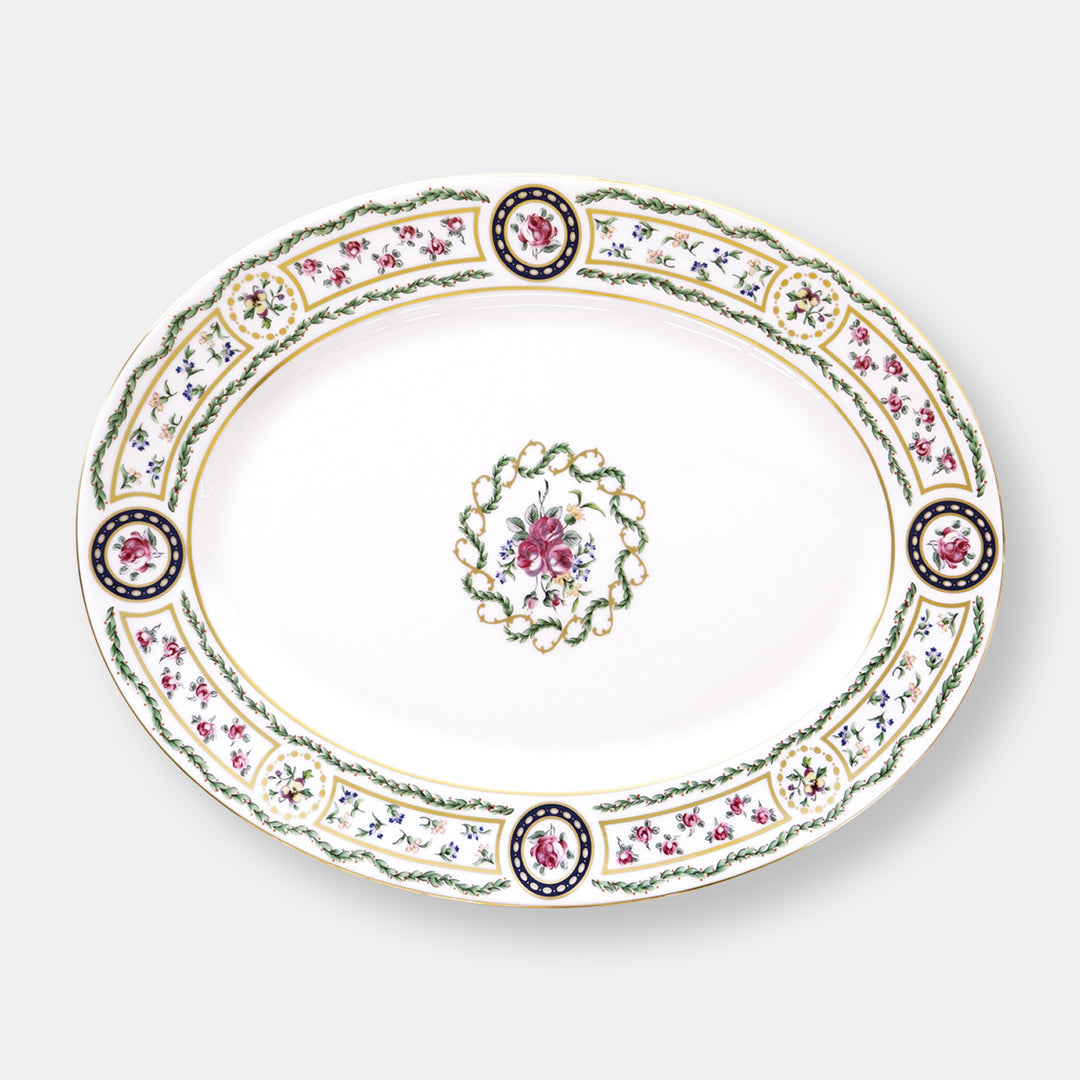 Louveciennes coffret de 1 plat oval