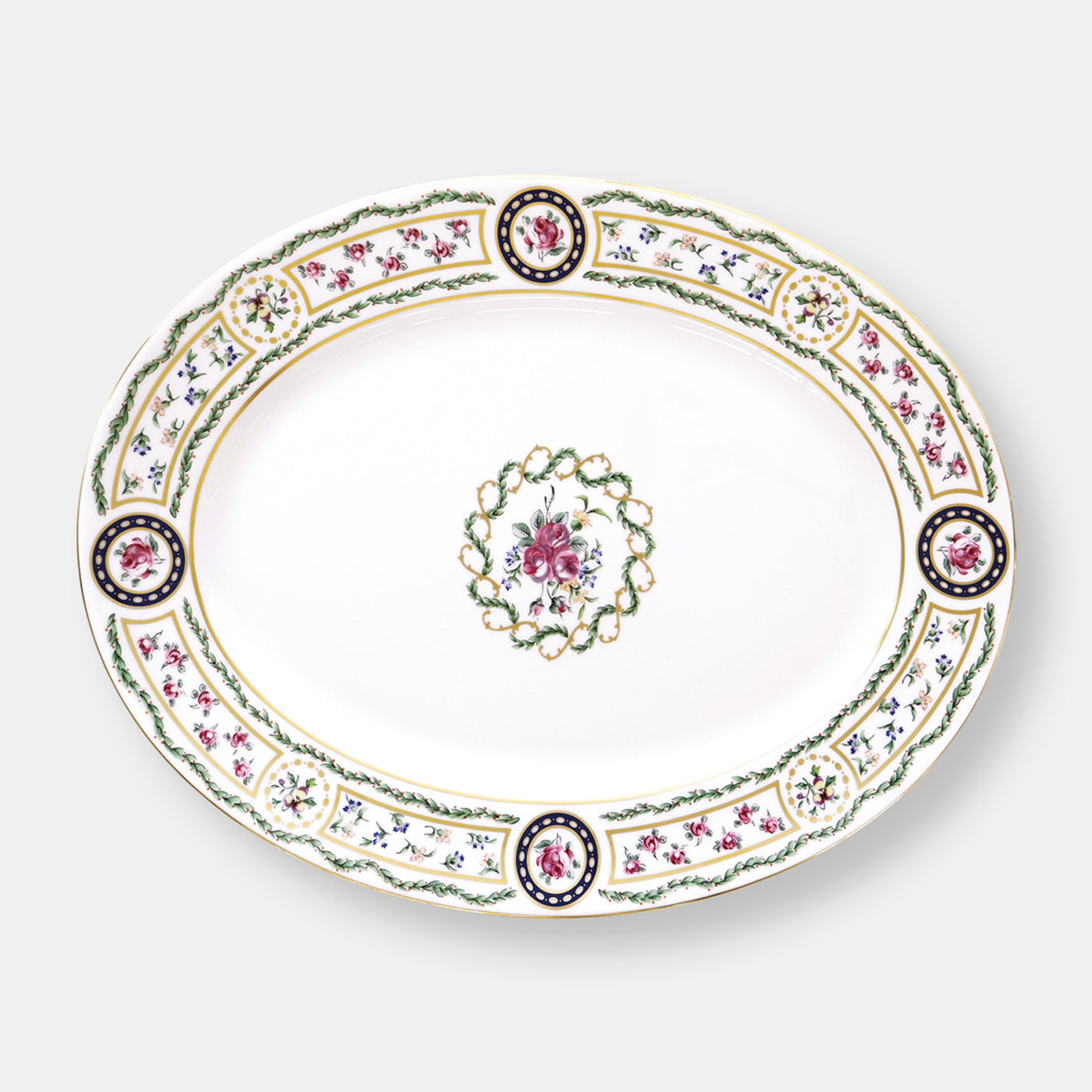 Louveciennes coffret de 1 plat oval