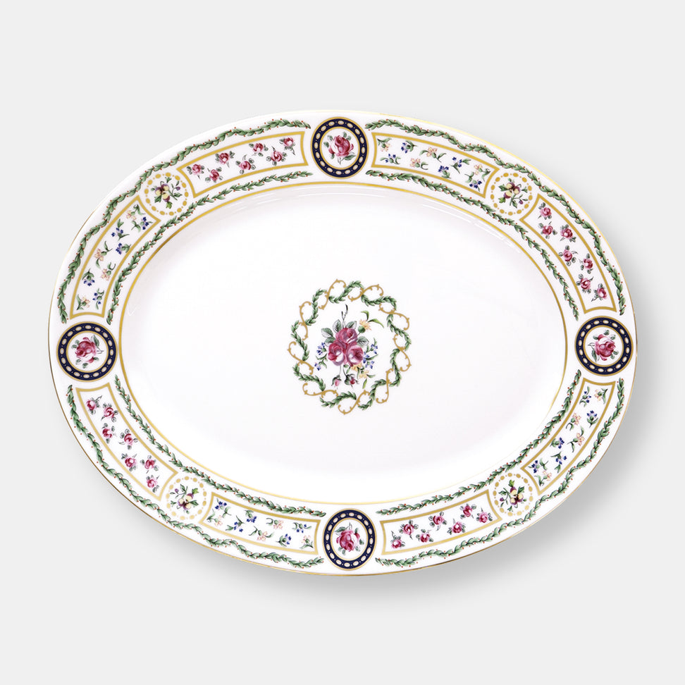 Louveciennes coffret de 1 plat oval