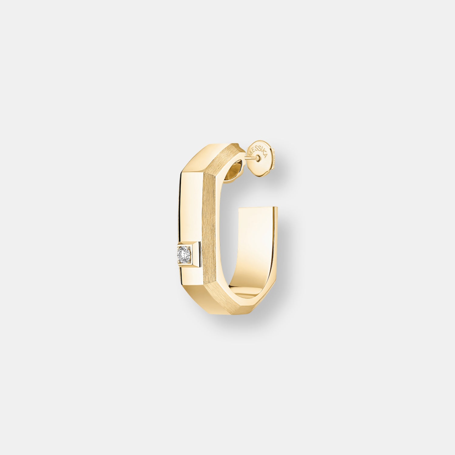 Mono boucle d'oreille mm moderniste
