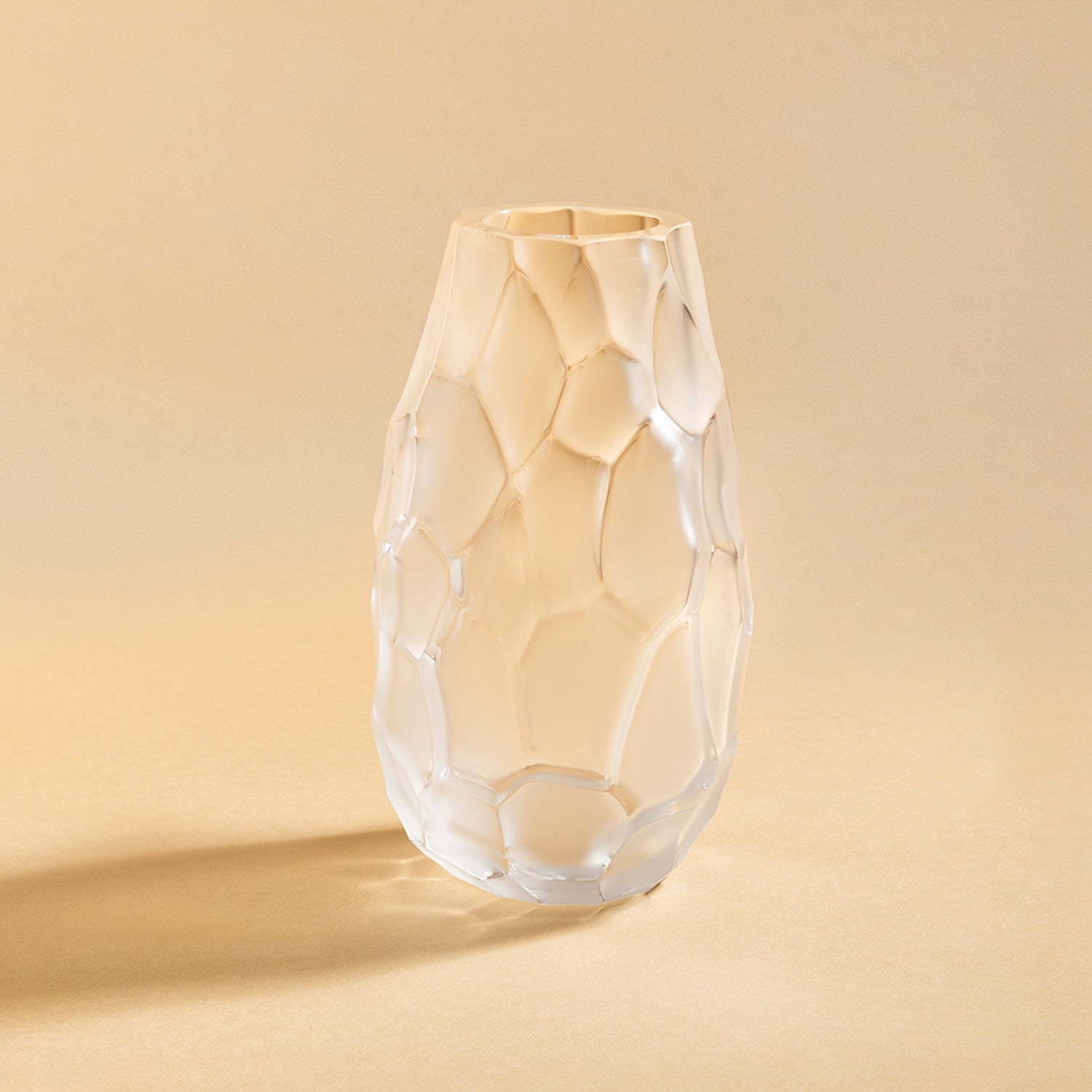 Vase silex, petit modèle cristal incolor
