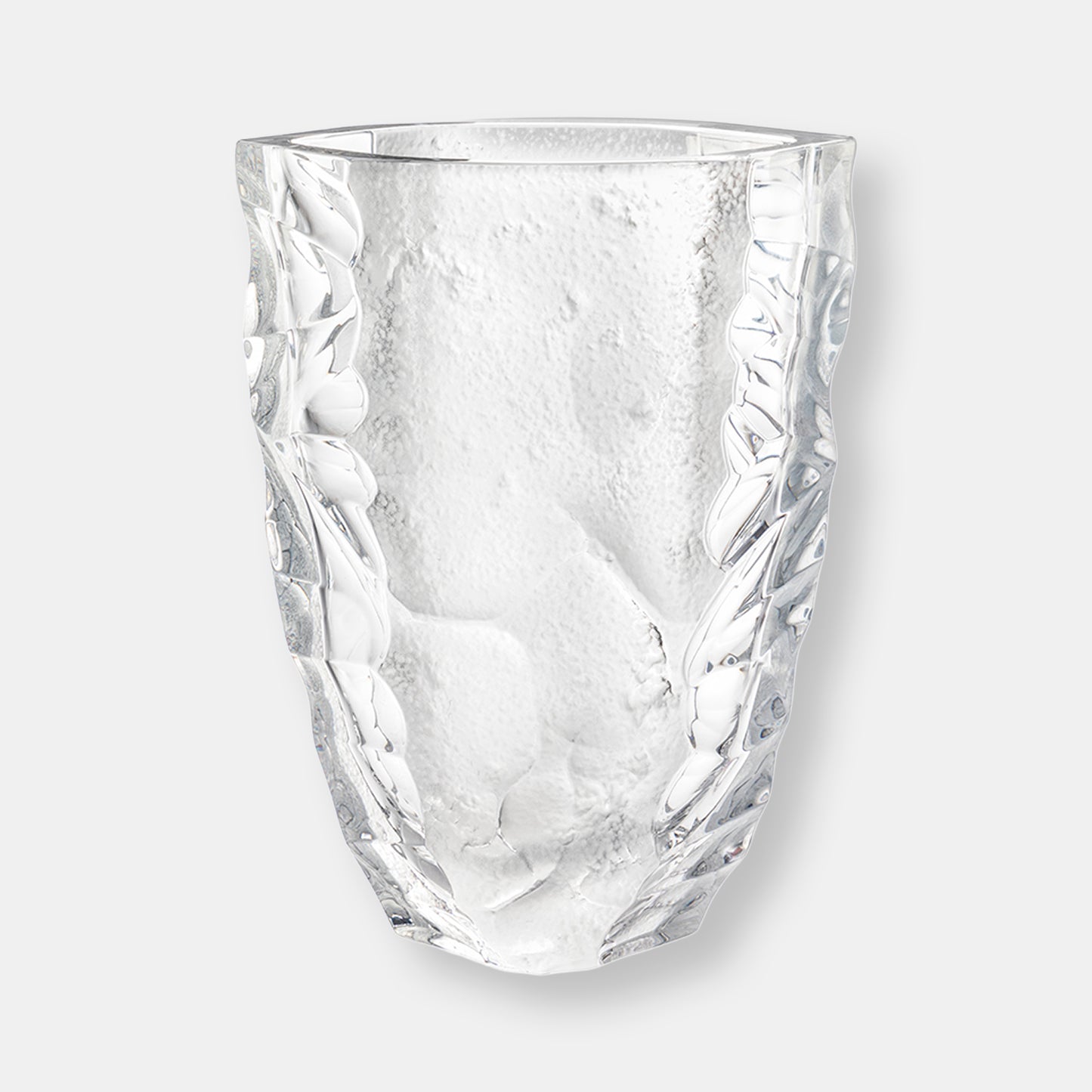 Vase silex, grand modèle cristal incolor