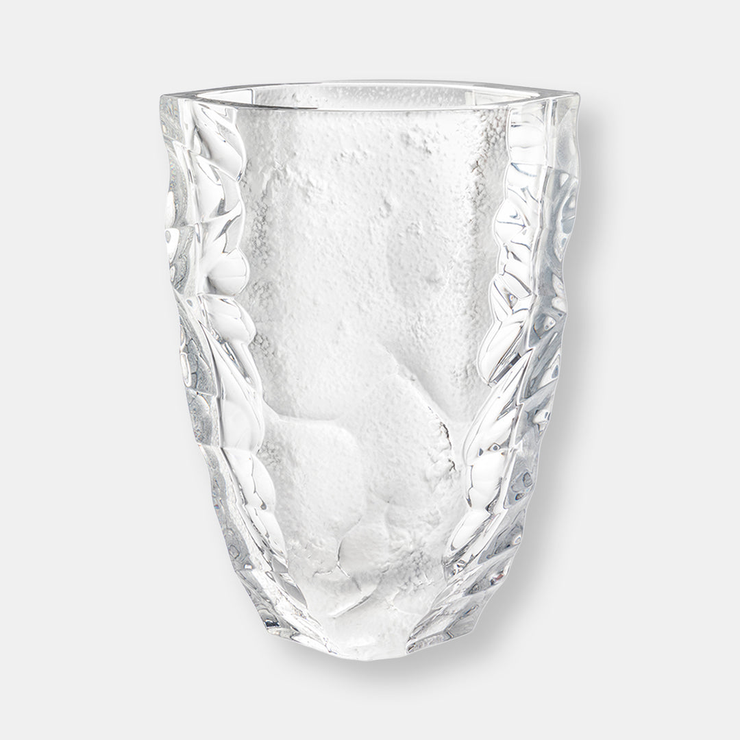 Vase silex, grand modèle cristal incolor