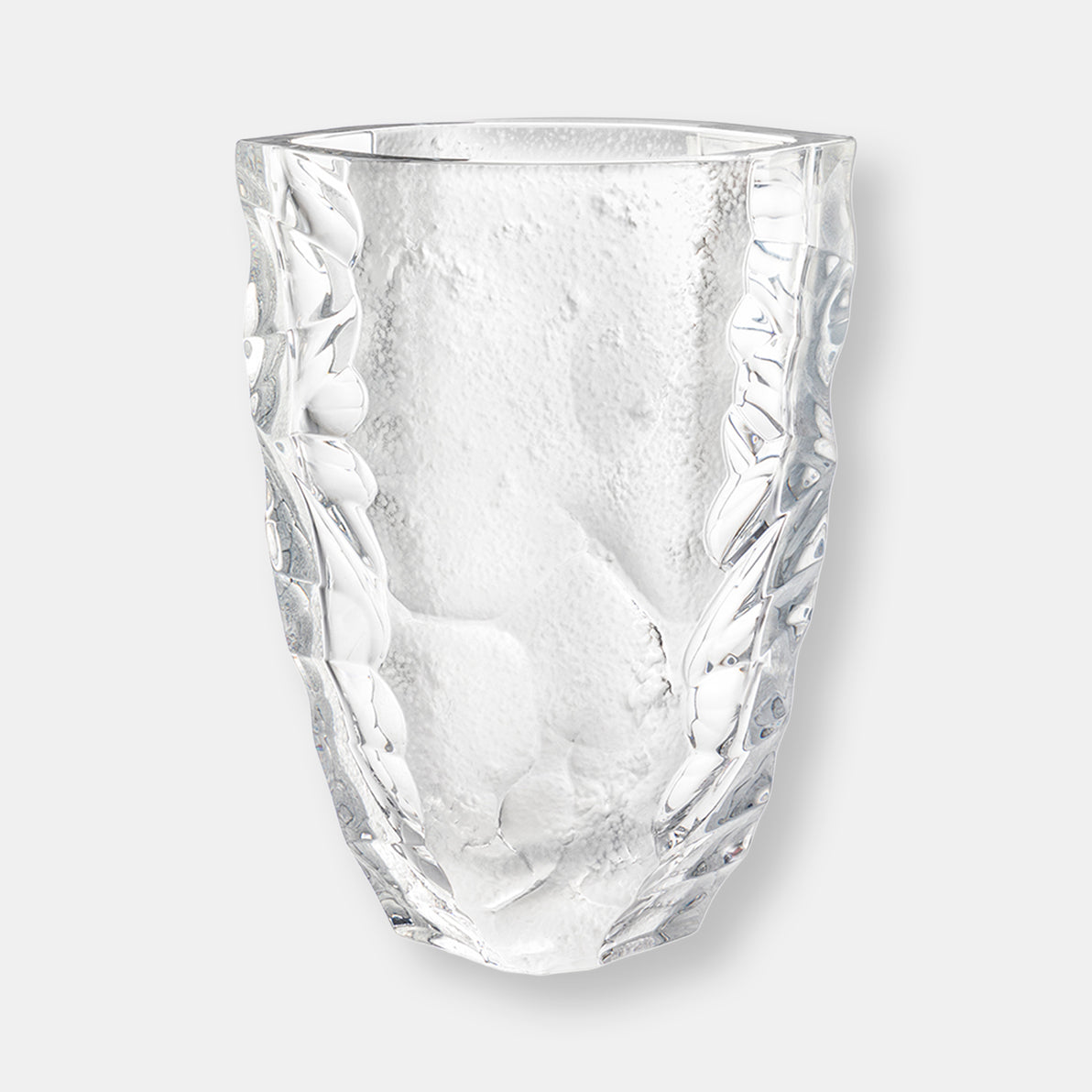 Vase silex, grand modèle cristal incolor