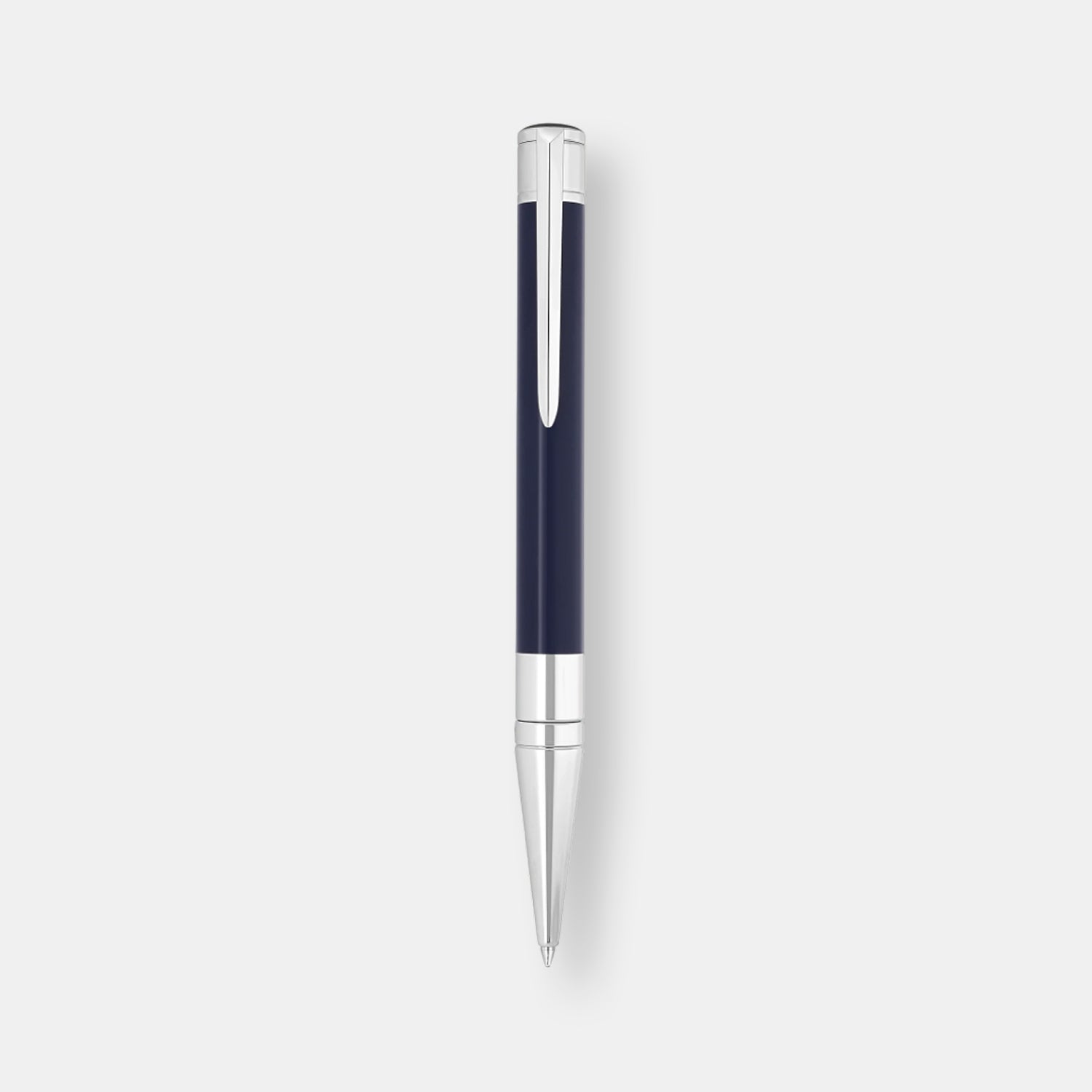 Initial stylo bille bleu foncé