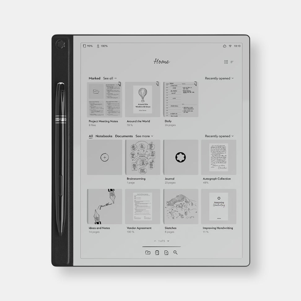 Montblanc digital paper - mystery black