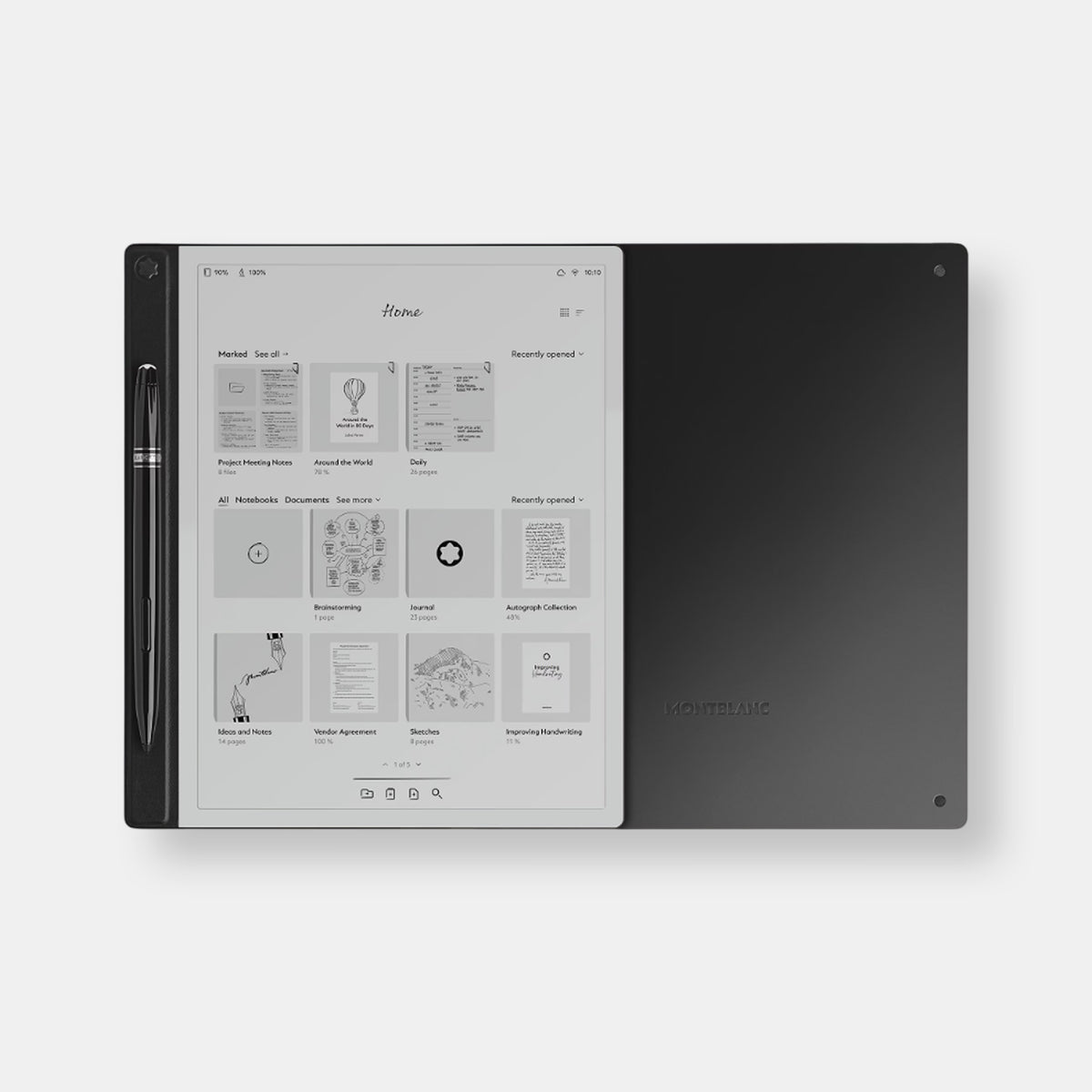 Montblanc digital paper - mystery black