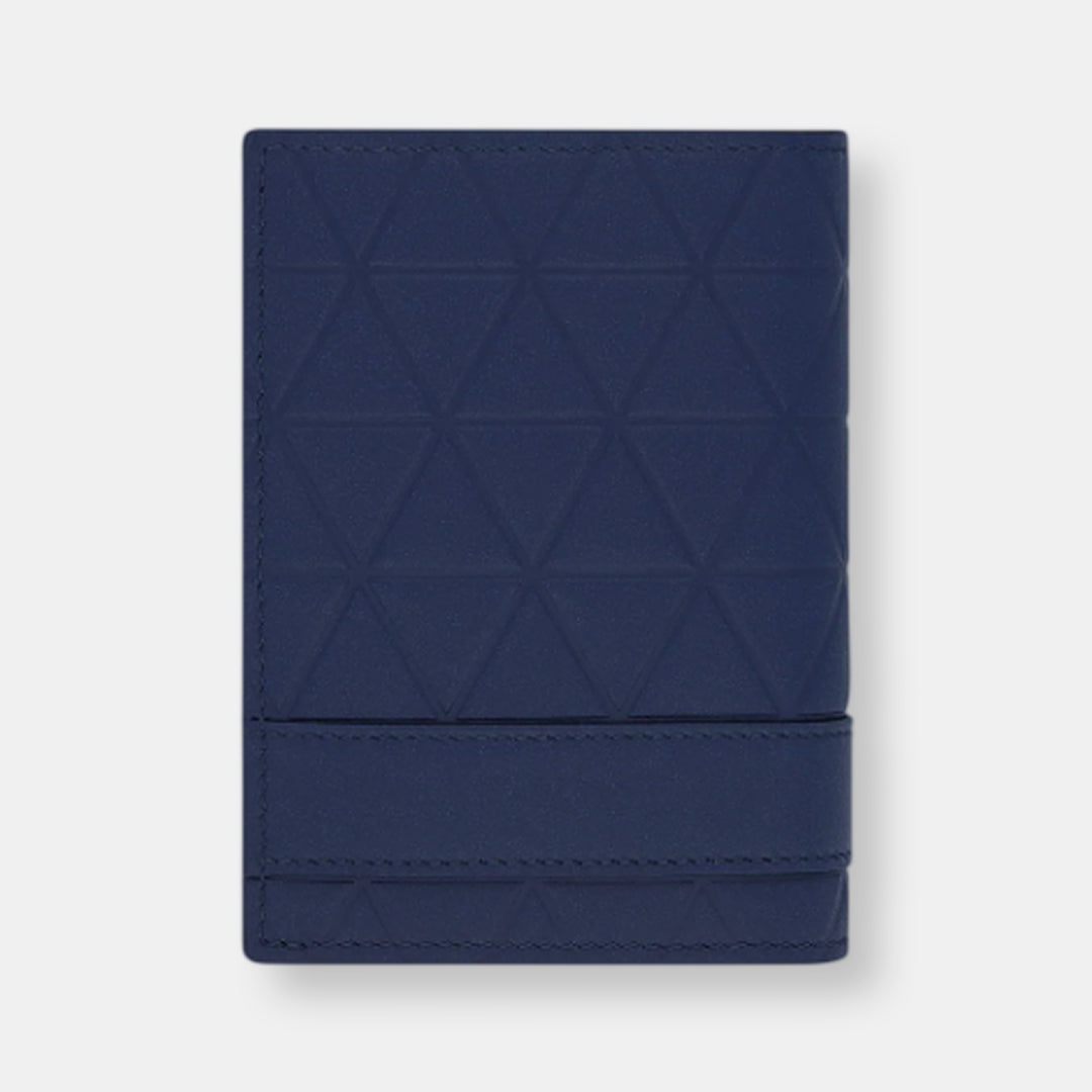 Mini portefeuille vertical 2 cartes & porte-monnaie firehead bleu