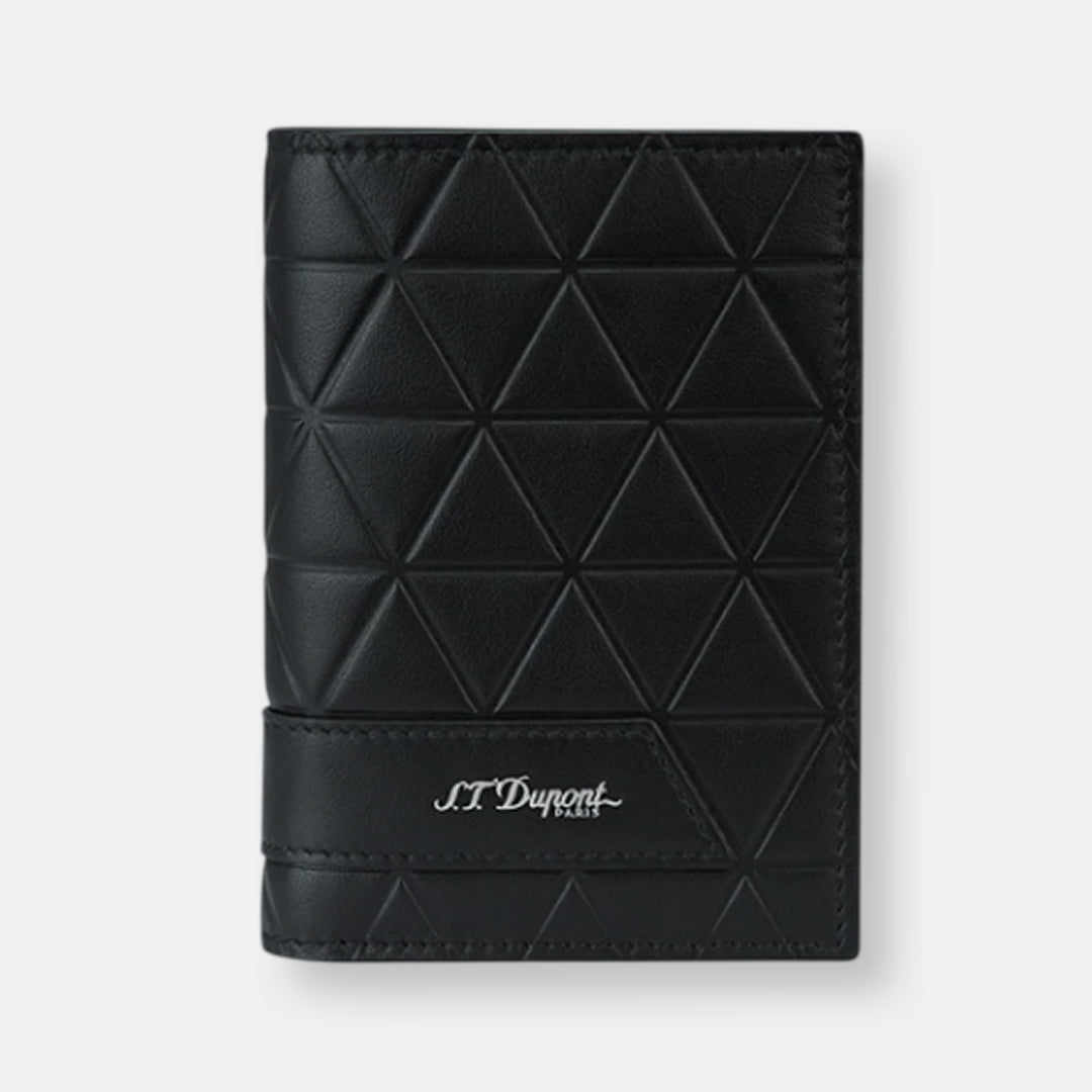 Mini portefeuille vertical 4 cartes firehead noir