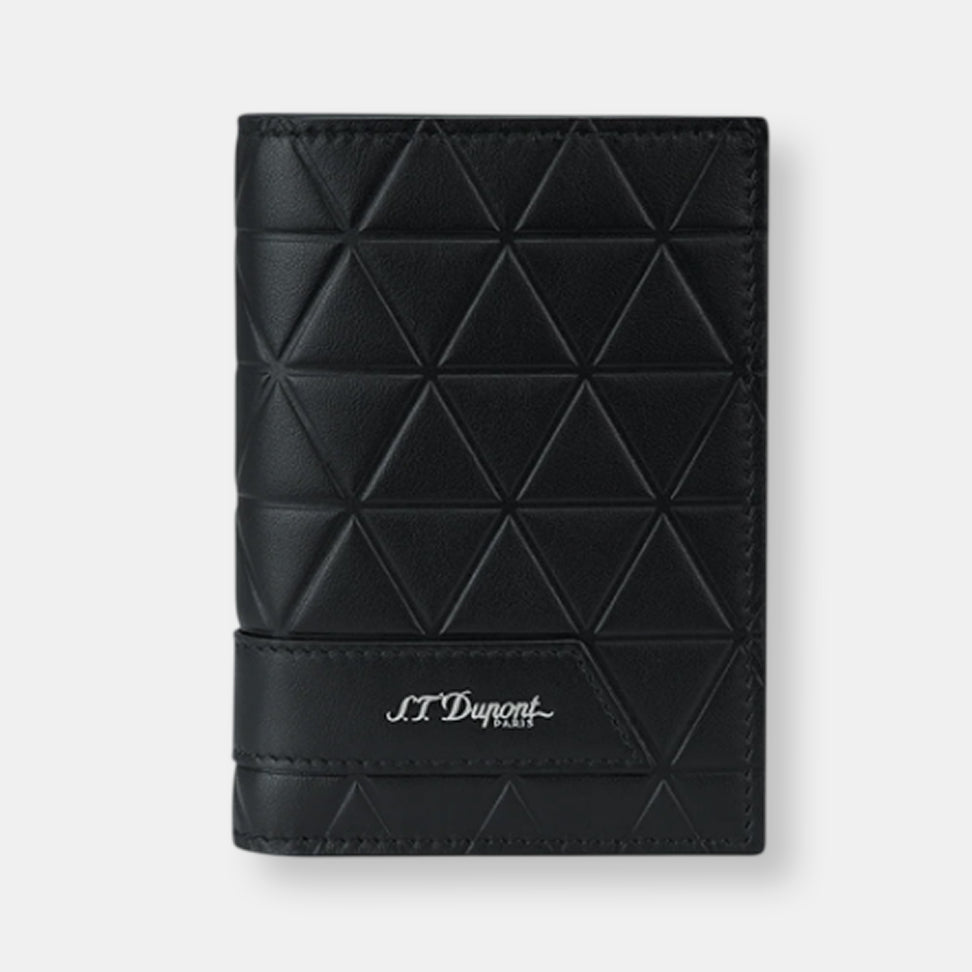 Mini portefeuille vertical 4 cartes firehead noir