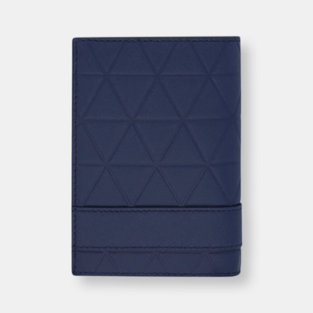 Mini portefeuille vertical 4 cartes firehead bleu