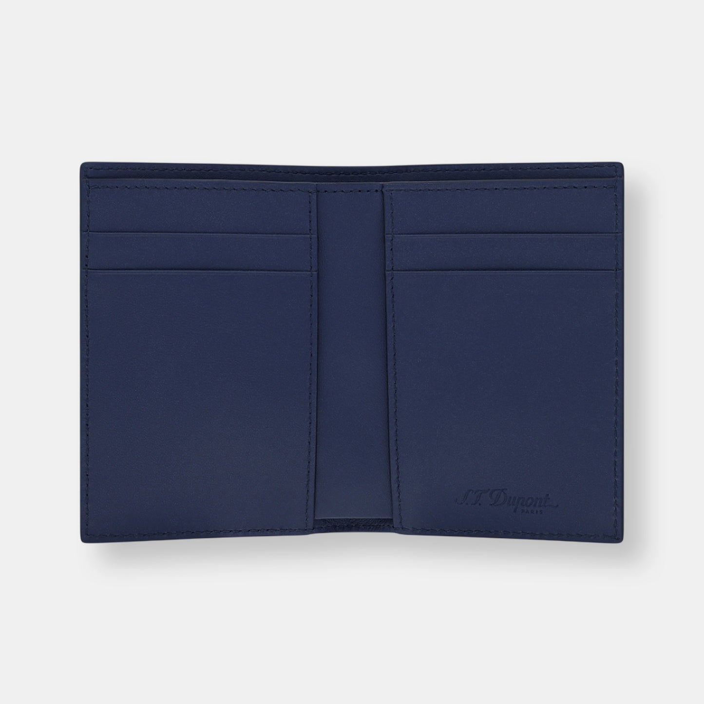 Mini portefeuille vertical 4 cartes firehead bleu