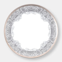 Assiette à dîner romane gris