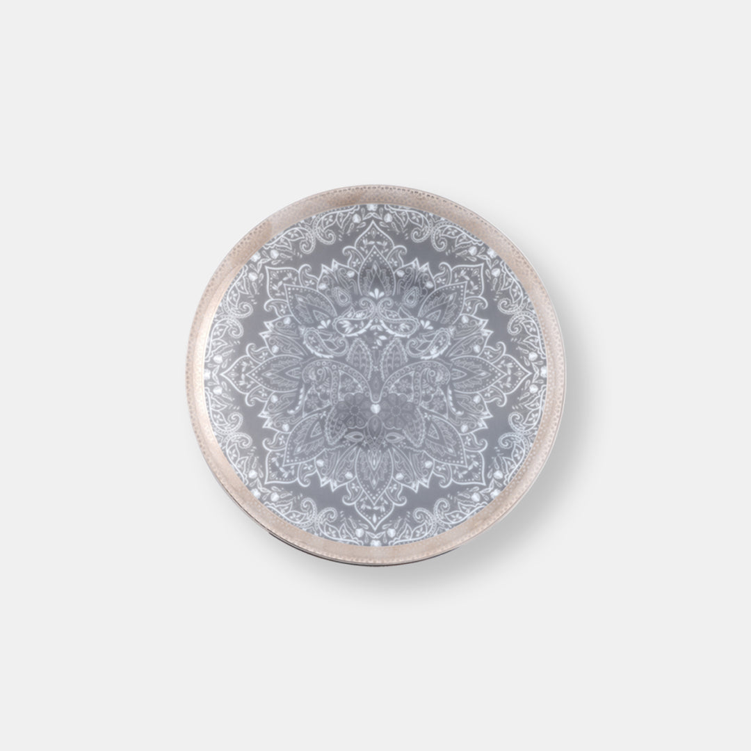 Assiette à pain romane gris