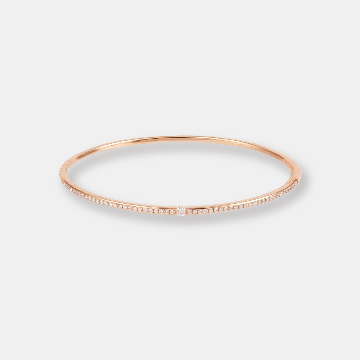 Bracelet zeus pavé 1 diamant petit modèle