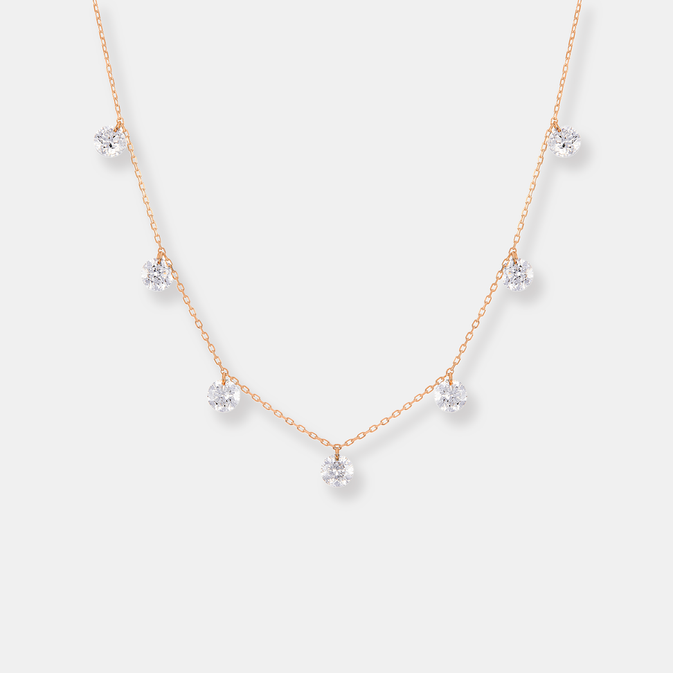 Collier danaé 7 diamants