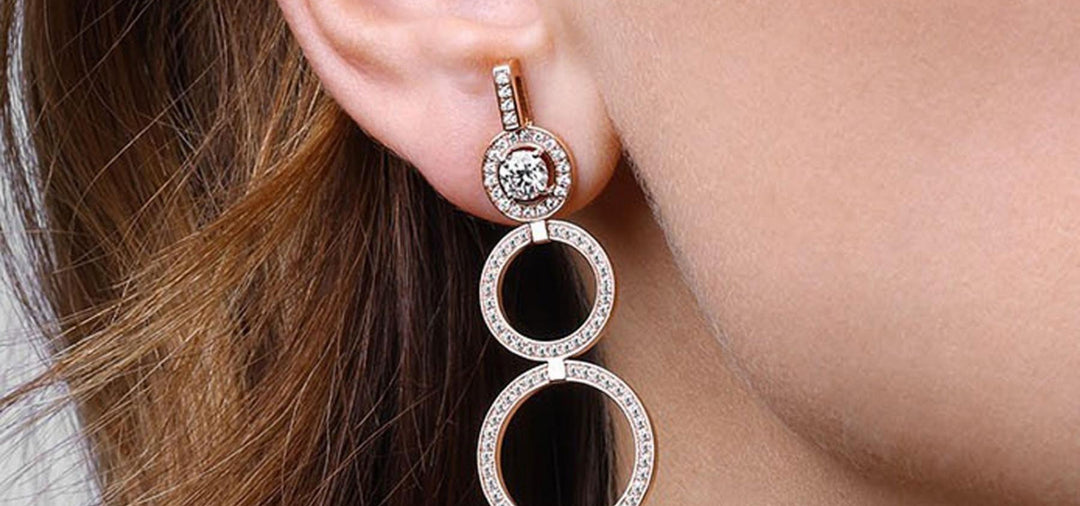Boucles d'oreilles saturn