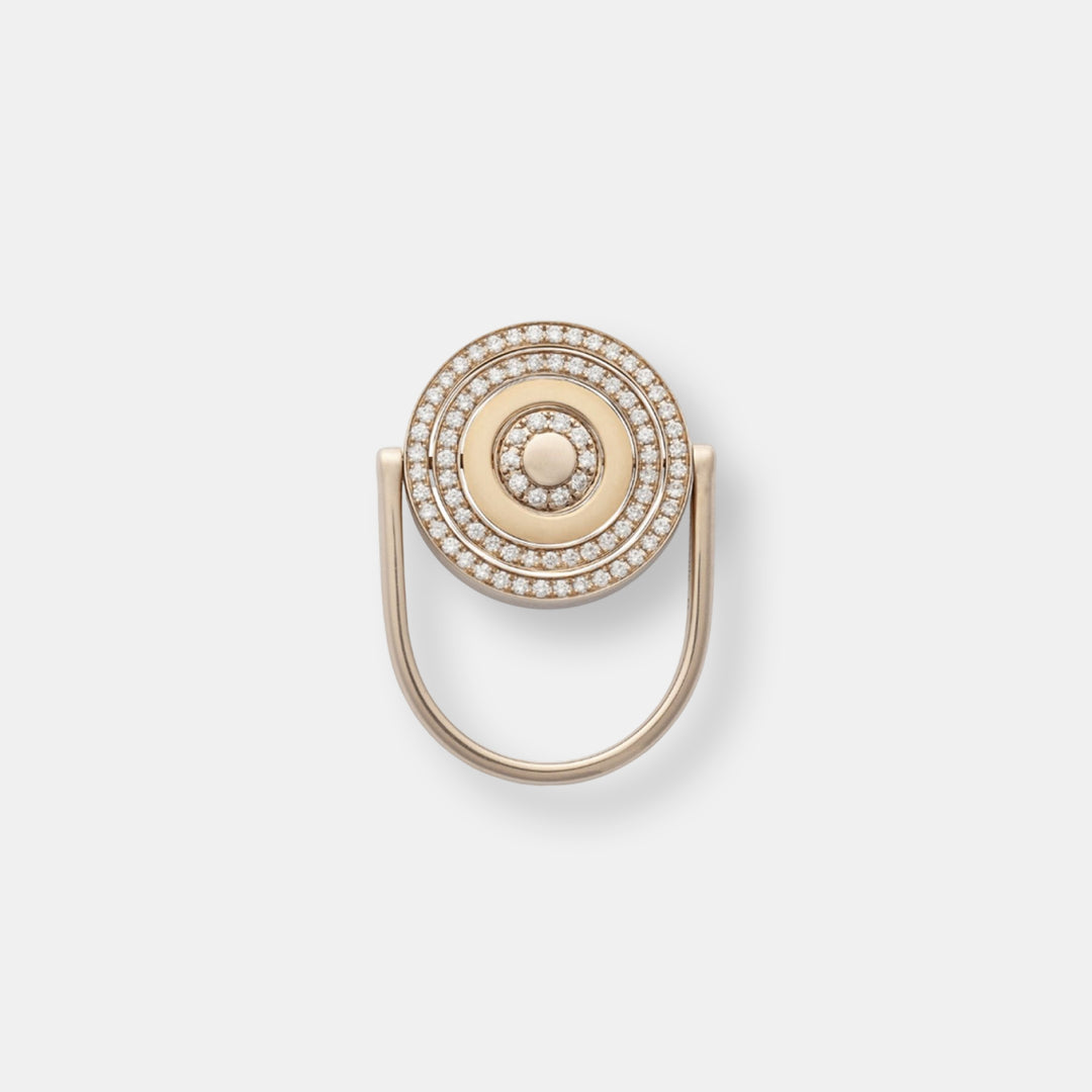 Saturn bague serties